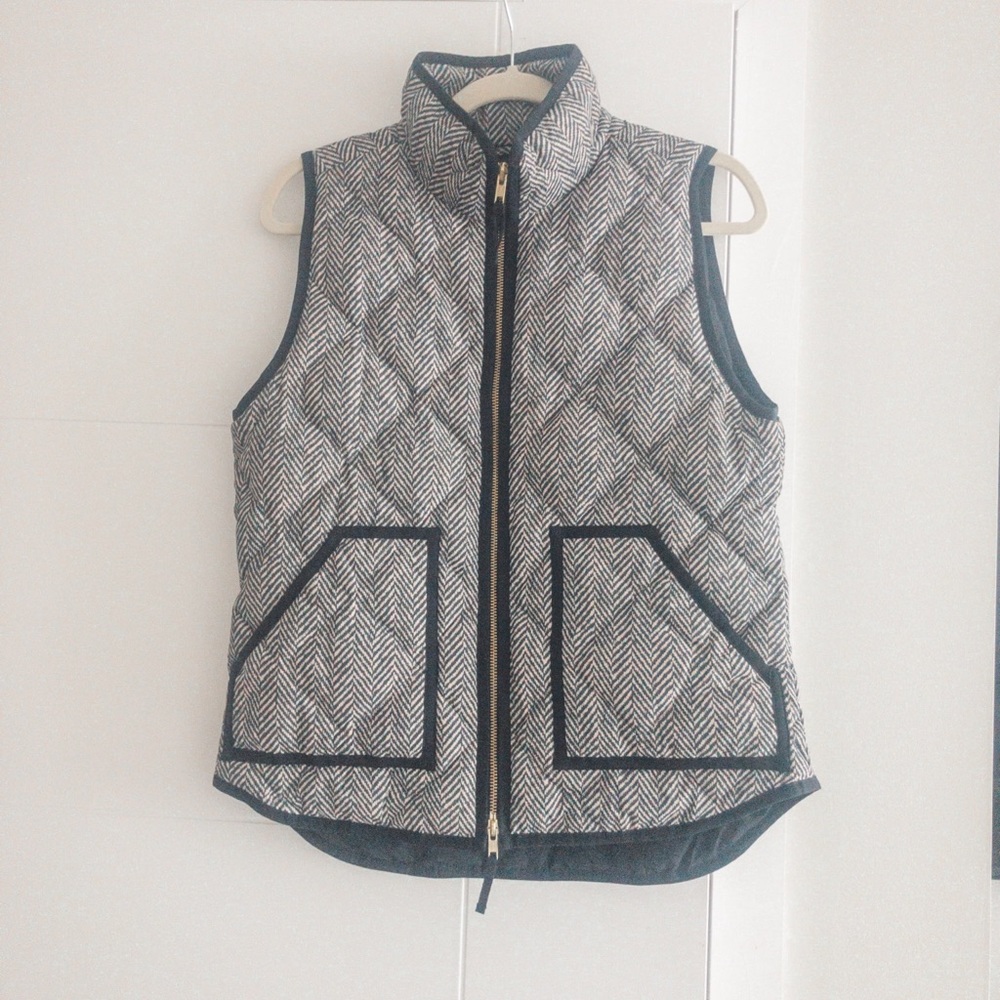 J crew houndstooth vest